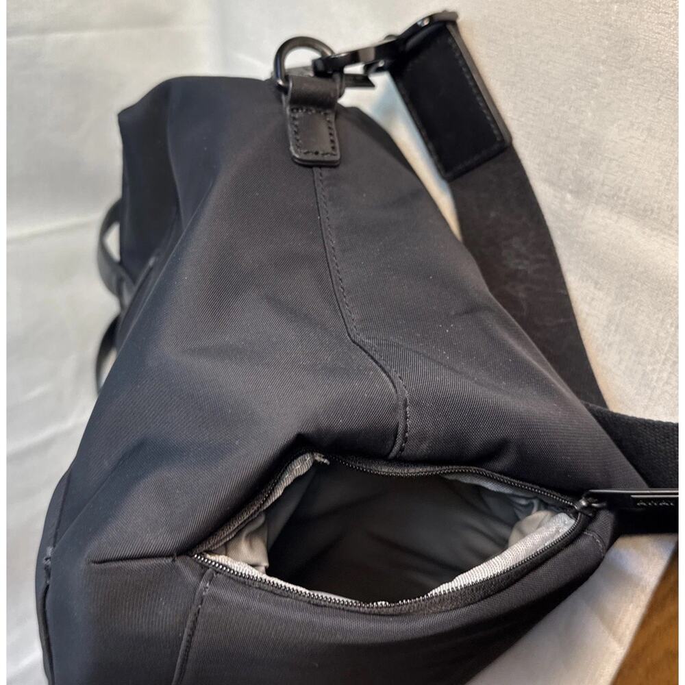 AWAY THE EVERYWHERE BAG Black With Padded Strap & Pockets EUC - Picture 11 of 11